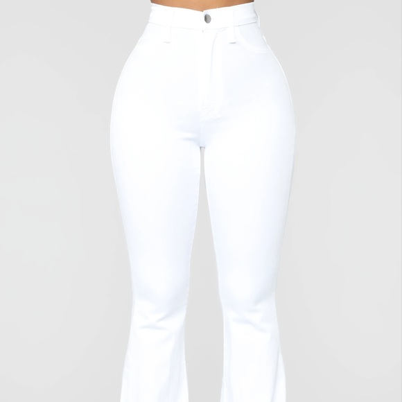Bell Bottom Blues Jeans - White high waist NWT - Picture 6 of 7